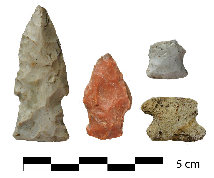 Projectile Points Recovered from 11RI411